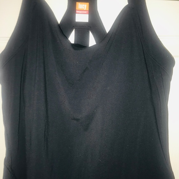 🖤 LUCY Power women Black Yoga Tank Top Sold as is - Picture 3 of 7